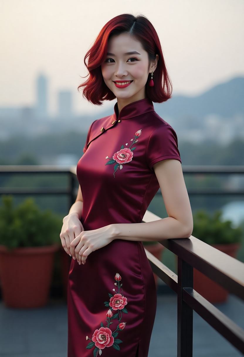 霓虹灯下